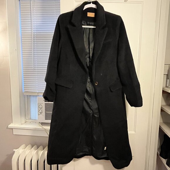 Vegan Wool Coat - Picture 1 of 5